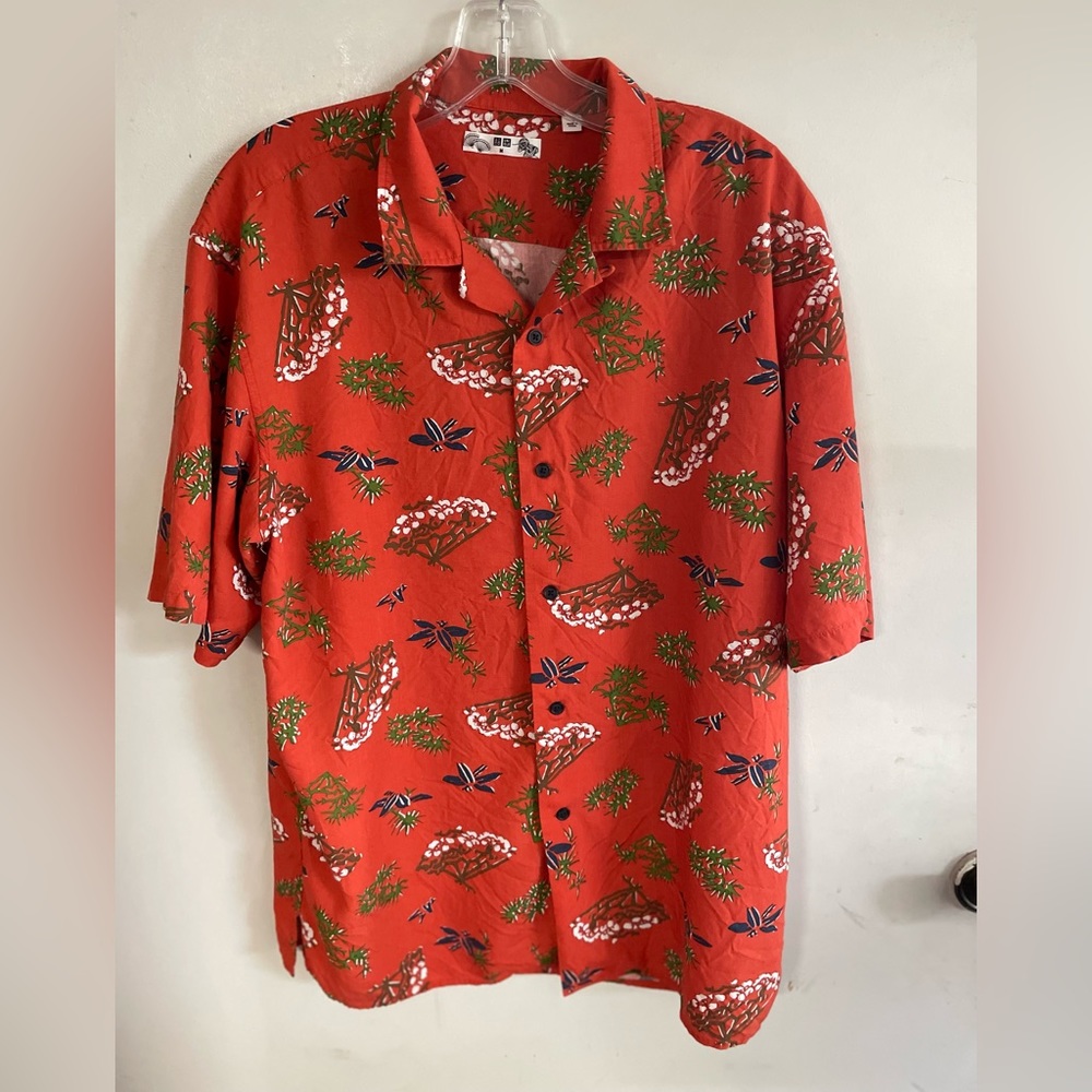 Uniqlo Aloha Hawaiian Shirt - Medium Hawaii Exclusive